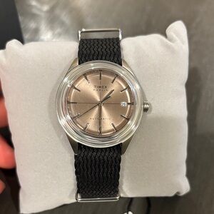 Timex Marlin Automatic with Black Woven Strap